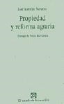 PROPIEDAD Y REFORMA AGRARIA. | 9788481512861 | Navarro Fernández, José Antonio | Librería Castillón - Comprar libros online Aragón, Barbastro