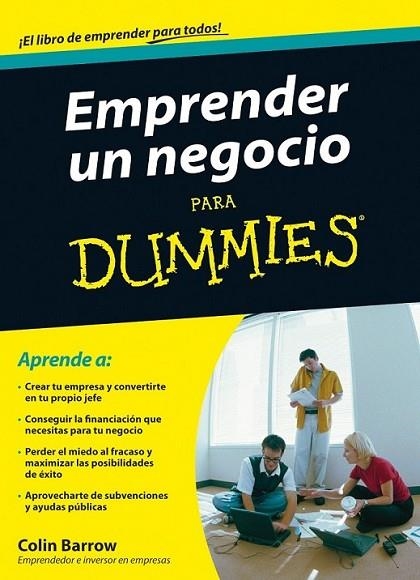 EMPRENDER UN NEGOCIO PARA DUMMIES | 9788432920844 | BARROW, COLIN | Librería Castillón - Comprar libros online Aragón, Barbastro