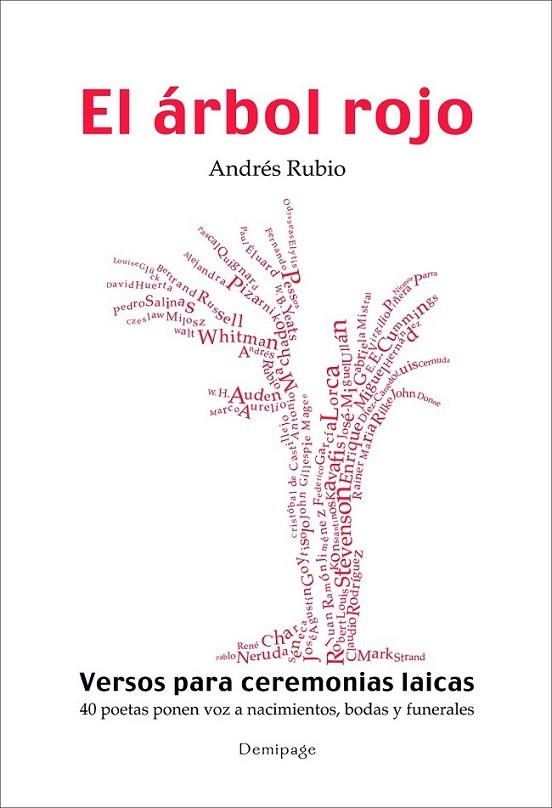 ÁRBOL ROJO, EL : VERSOS PARA CEREMONIAS LAICAS | 9788492719143 | RUBIO, ANDRES | Librería Castillón - Comprar libros online Aragón, Barbastro