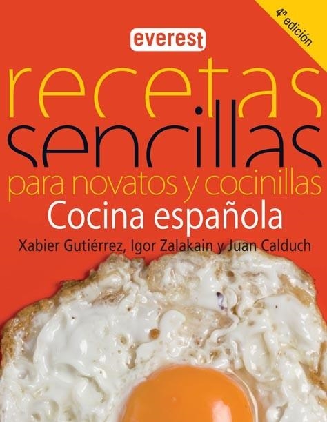 RECETAS SENCILLAS PARA NOVATOS Y COCINILLAS | 9788444120560 | GUTIÉRREZ MÁRQUEZ, XABIER | Librería Castillón - Comprar libros online Aragón, Barbastro