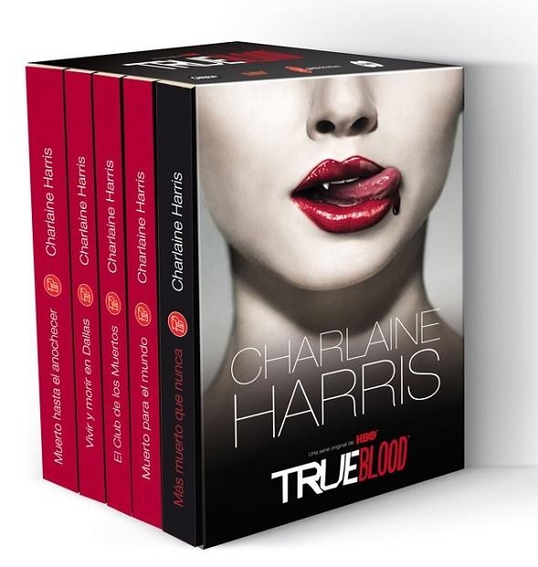 CAJA TRUE BLOOD (5 VOL.) - PDL | 9788466318334 | HARRIS, CHARLAINE | Librería Castillón - Comprar libros online Aragón, Barbastro