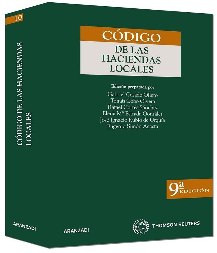 CÓDIGO DE LAS HACIENDAS LOCALES 9ed.2010 | 9788499035901 | COBO OLVERA, TOMÁS | Librería Castillón - Comprar libros online Aragón, Barbastro