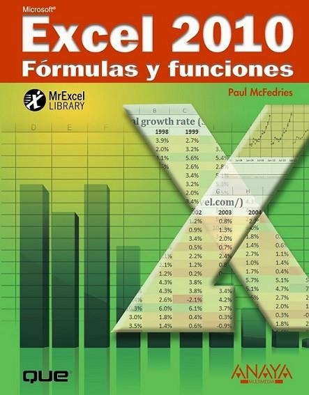 EXCEL 2010 FÓRMULAS Y FUNCIONES | 9788441528376 | MCFEDRIES, PAUL | Librería Castillón - Comprar libros online Aragón, Barbastro