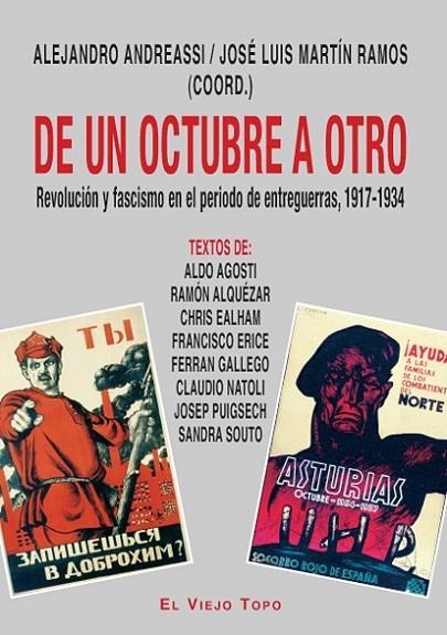 DE UN OCTUBRE A OTRO : REVOLUCIÓN Y FASCISMO EN EL PERIODO DE ENTREGUERRAS 1917-34 | 9788492616855 | ANDREASSI CIERI, ALEJANDRO | Librería Castillón - Comprar libros online Aragón, Barbastro