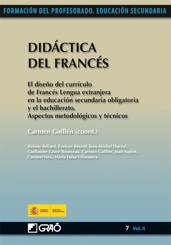 DIDACTICA DEL FRANCES | 9788499800066 | GULLÉN, CARMEN ( COORD.) | Librería Castillón - Comprar libros online Aragón, Barbastro