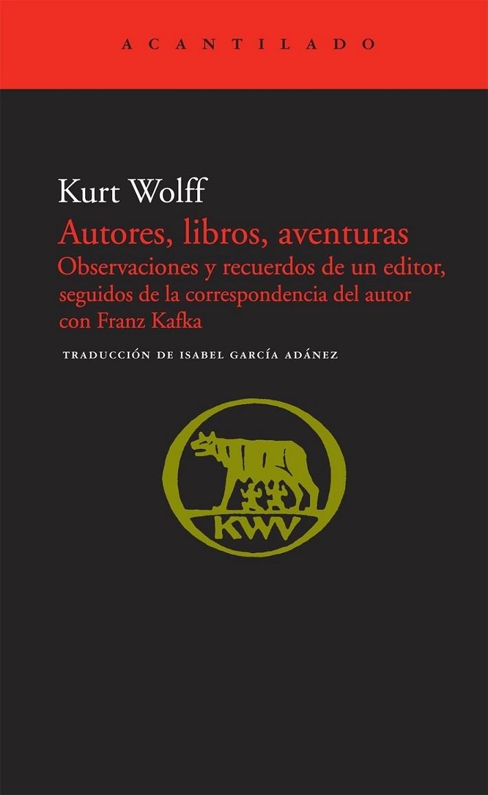 AUTORES, LIBROS, AVENTURAS | 9788492649365 | WOLFF, KURT | Librería Castillón - Comprar libros online Aragón, Barbastro