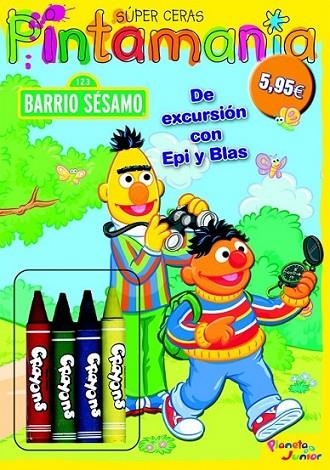 BARRIO SÉSAMO : PINTAMANÍA SUPER CERAS : DE EXCURSIÓN CON EPI Y BLAS | 9788408100539 | VV.AA. | Librería Castillón - Comprar libros online Aragón, Barbastro