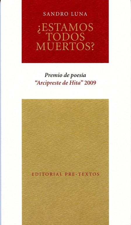 ¿ESTAMOS TODOS MUERTOS? | 9788492913350 | LUNA, SANDRO | Librería Castillón - Comprar libros online Aragón, Barbastro