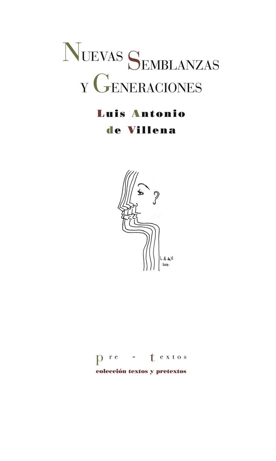 NUEVAS SEMBLANZAS Y GENERACIONES | 9788492913411 | DE VILLENA, LUIS ANTONIO | Librería Castillón - Comprar libros online Aragón, Barbastro