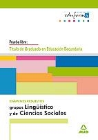 GRUPOS LINGÜÍSTICOS Y DE CIENCIAS SOCIALES - GRADUADO ESO (PRUEBA LIBRE) | 9788466551090 | VV.AA. | Librería Castillón - Comprar libros online Aragón, Barbastro