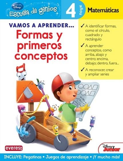 FORMAS Y SERIES - VAMOS A APRENDER MANNY MANITAS (PRIMER CONCEPTO-4AÑ-ESC) | 9788444146478 | Walt Disney Company | Librería Castillón - Comprar libros online Aragón, Barbastro