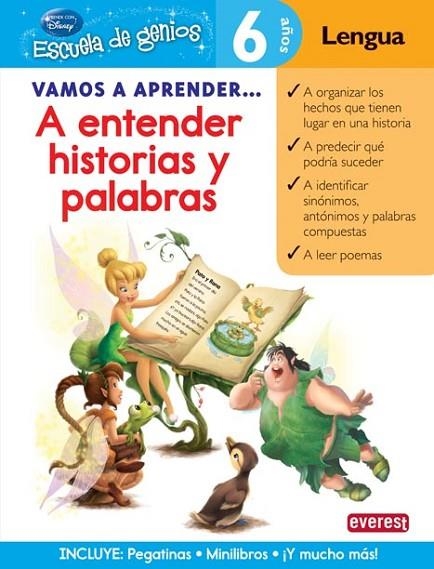 A ENTENDER HISTORIAS Y PALABRAS - VAMOS A APRENDER CAMPANILLA (6AÑ-ESCGEN) | 9788444146539 | Walt Disney Company | Librería Castillón - Comprar libros online Aragón, Barbastro