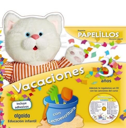 PAPELILLOS 3 : CUADERNO DE VACACIONES (3 AÑOS) | 9788498776140 | CAMPUZANO VALIENTE, MARÍA DOLORES | Librería Castillón - Comprar libros online Aragón, Barbastro