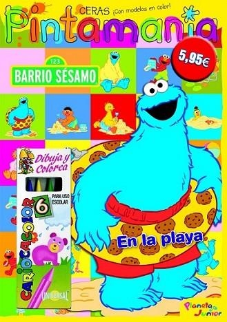 BARRIO SÉSAMO : EN LA PLAYA : PINTAMANÍA CERAS | 9788408101635 | Barrio Sésamo | Librería Castillón - Comprar libros online Aragón, Barbastro