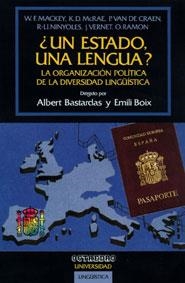 UN ESTADO UNA LENGUA? ORGANIZACION POLITICA DE LA | 9788480630535 | MACKEY, V. CRAEN | Librería Castillón - Comprar libros online Aragón, Barbastro