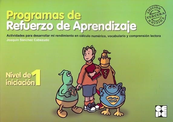 PROGRAMA DE REFUERZO DE APRENDIZAJE INICIACION 1 | 9788478694341 | SANCHEZ-CABEZUDO, JOAQUIN | Librería Castillón - Comprar libros online Aragón, Barbastro