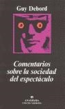 COMENTARIOS SOBRE LA SOCIEDAD DEL ESPECTACULO | 9788433905796 | DEBORD, GUY | Librería Castillón - Comprar libros online Aragón, Barbastro