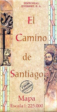 MAPA DEL CAMINO DE SANTIAGO | 9788424141363 | Cartografía Everest | Librería Castillón - Comprar libros online Aragón, Barbastro