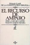 El recurso de amparo | 9788430916214 | Cascajo Castro, José L. / Gimeno Sendra, Vicente | Librería Castillón - Comprar libros online Aragón, Barbastro