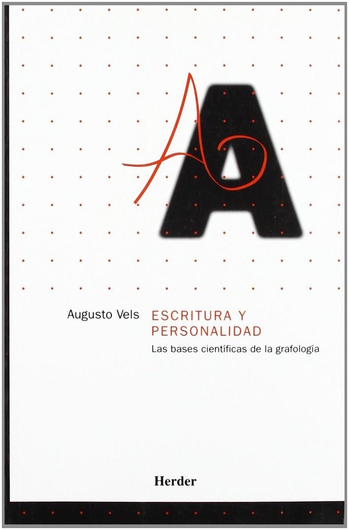 Escritura y personalidad | 9788425412035 | Vels, Augusto | Librería Castillón - Comprar libros online Aragón, Barbastro