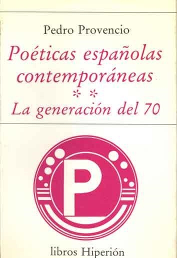 Poéticas españolas contemporáneas 2 | 9788475172606 | Provencio, Pedro | Librería Castillón - Comprar libros online Aragón, Barbastro