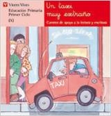 UN TAXI MUY EXTRAÑO (letra cursiva / rojo) | 9788431629786 | FERNANDEZ BUÑUEL, ANA; RODRIGUEZ JORDAN | Librería Castillón - Comprar libros online Aragón, Barbastro