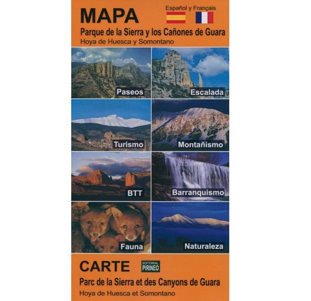 MAPA PIRINEO PARQUE DE LA SIERRA Y LOS CAÑONES DE GUARA ED.2016 | 9788487997488 | CRUCHAGA, JAVIER | Librería Castillón - Comprar libros online Aragón, Barbastro