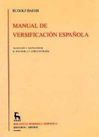 Manual versificacion española | 9788424911751 | BAEHR RUDOLF | Librería Castillón - Comprar libros online Aragón, Barbastro