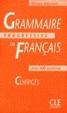 GRAMMAIRE PROGRESSIVE FRANÇAIS DEBUTANT CORRIGES | 9782090338591 | GREGOIRE, MAIA | Librería Castillón - Comprar libros online Aragón, Barbastro