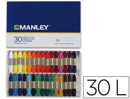 CERAS MANLEY 30 COLORES | 8414326000774 | Librería Castillón - Comprar libros online Aragón, Barbastro