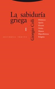 SABIDURIA GRIEGA, LA | 9788481640342 | COLLI, GIORGIO | Librería Castillón - Comprar libros online Aragón, Barbastro