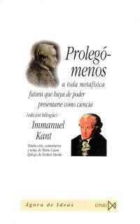 PROLEGOMENOS (ED. BILINGUE) | 9788470903342 | KANT, IMMANUEL | Librería Castillón - Comprar libros online Aragón, Barbastro