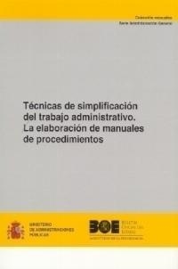 TECNICAS DE SIMPLIFICACION DEL TRABAJO ADMINISTRATIVO | 9788434011335 | VARIS | Librería Castillón - Comprar libros online Aragón, Barbastro