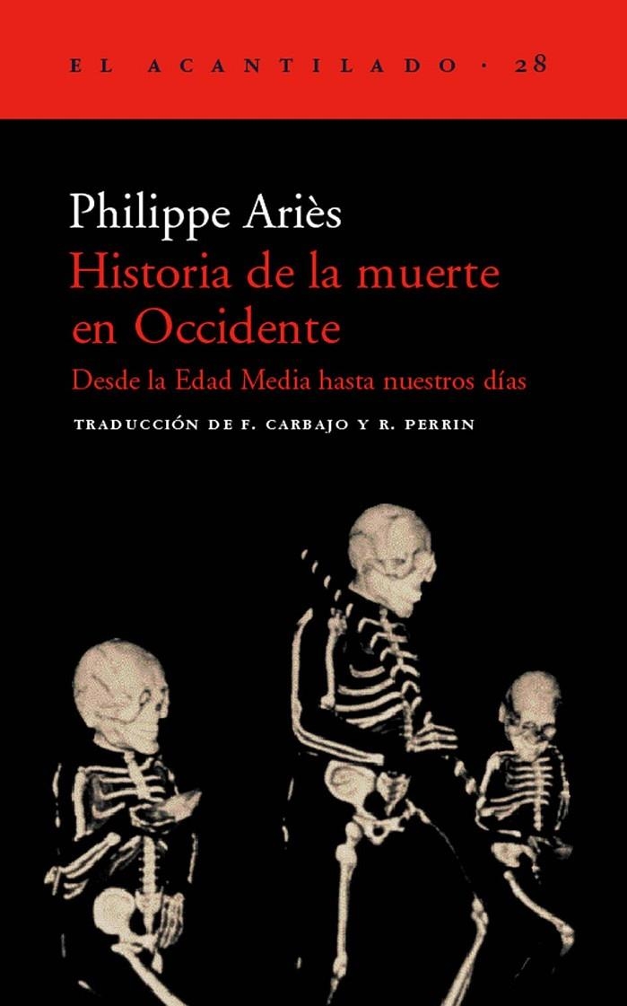 HISTORIA DE LA MUERTE EN OCCIDENTE | 9788495359179 | ARIES, PHILIPPE | Librería Castillón - Comprar libros online Aragón, Barbastro