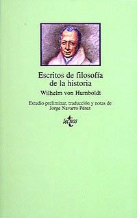 ESCRITOS SOBRE FILOSOFIA DE LA HISTORIA | 9788430929870 | HUMBOLDT, WILHELM VON | Librería Castillón - Comprar libros online Aragón, Barbastro