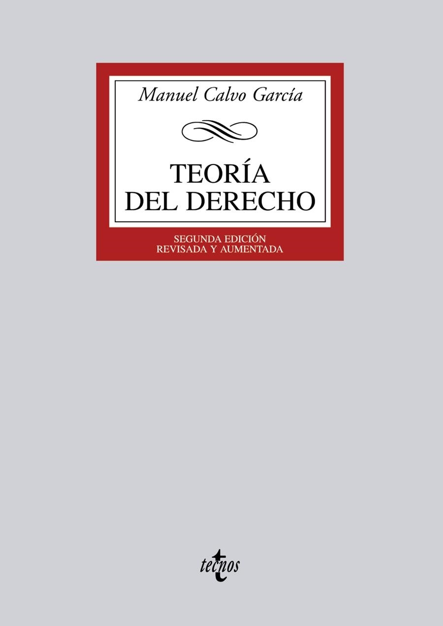 TEORIA DEL DERECHO (2 ED.) | 9788430935598 | CALVO GARCIA, MANUEL | Librería Castillón - Comprar libros online Aragón, Barbastro