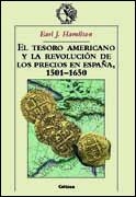 TESORO AMERICANO Y LA REVOLUCION DE LOS PRECIOS EN ESPAÑA | 9788484321262 | HOBSBAWM, ERIC J. | Librería Castillón - Comprar libros online Aragón, Barbastro