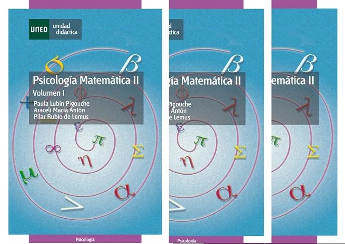 PSICOLOGIA MATEMATICA II (3 VOL.) | 9788436241020 | LUBIN PIGOUCHE, PAULA | Librería Castillón - Comprar libros online Aragón, Barbastro