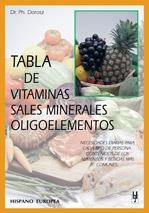 TABLA DE VITAMINAS SALES MINERALES OLIGOELEMENTOS | 9788425513558 | DOROSZ, PH. | Librería Castillón - Comprar libros online Aragón, Barbastro