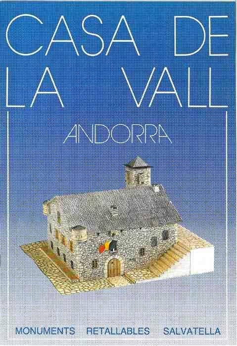 CASA DE LA VALL (ANDORRA LA VELLA) (RETALLABLES) | 9788472105171 | SALVATELLA, MIGUEL A. | Librería Castillón - Comprar libros online Aragón, Barbastro