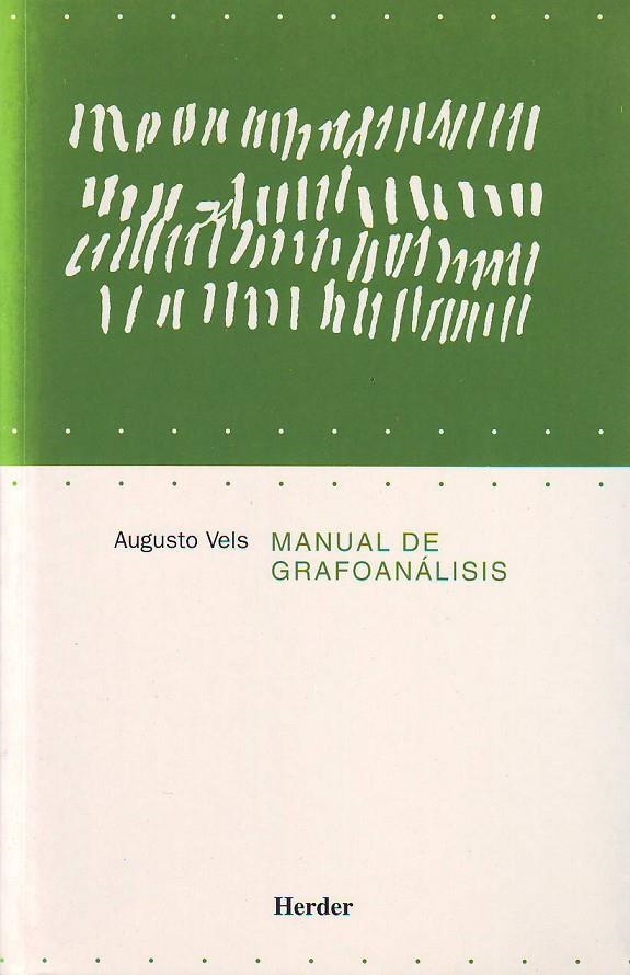 Manual de grafoanálisis | 9788425421938 | Vels, Augusto | Librería Castillón - Comprar libros online Aragón, Barbastro