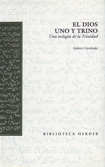 El Dios uno y trino | 9788425421440 | Greshake, Gisbert | Librería Castillón - Comprar libros online Aragón, Barbastro