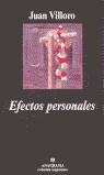 EFECTOS PERSONALES | 9788433961617 | VILLORO, JUAN | Librería Castillón - Comprar libros online Aragón, Barbastro