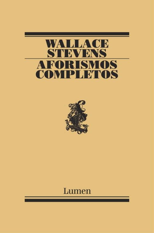 AFORISMOS COMPLETOS | 9788426428691 | Wallace Stevens | Librería Castillón - Comprar libros online Aragón, Barbastro