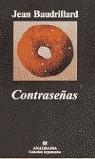 CONTRASEÑAS | 9788433961723 | BAUDRILLARD, JEAN | Librería Castillón - Comprar libros online Aragón, Barbastro