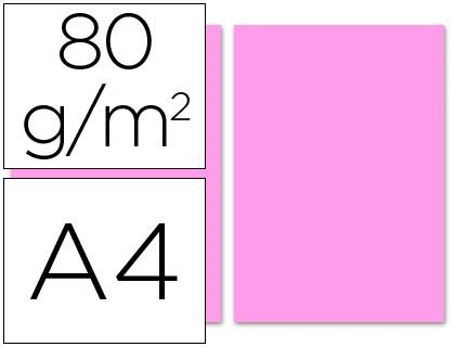 PAPEL A4 80GR 100H COLOR ROSA LIDERPAPEL | 8423473282469 | Librería Castillón - Comprar libros online Aragón, Barbastro