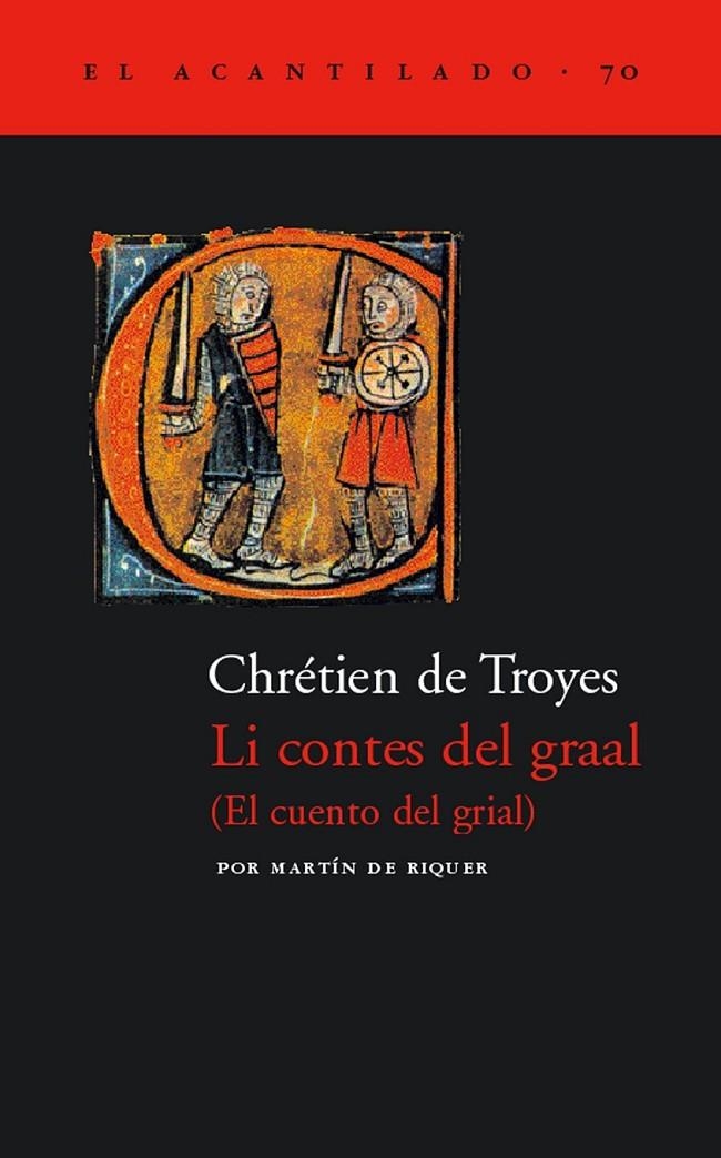 CUENTO DEL GRIAL, EL (LI CONTES DEL GRAAL) | 9788496136045 | DE TROYES, CHRETIEN | Librería Castillón - Comprar libros online Aragón, Barbastro