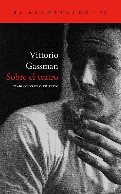 SOBRE EL TEATRO | 9788496136052 | GASSMAN, VITTORIO | Librería Castillón - Comprar libros online Aragón, Barbastro