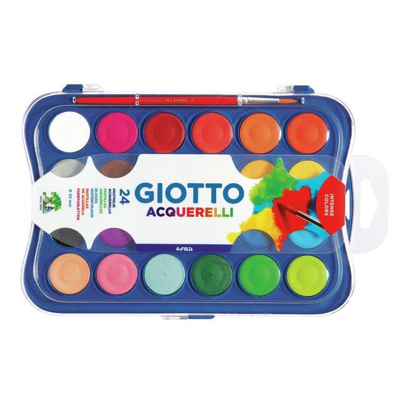 ACUARELAS GIOTTO 24 COLORES CAJA TPTE. | 8000825967726 | Librería Castillón - Comprar libros online Aragón, Barbastro