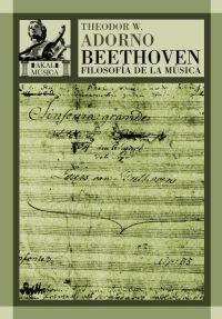 BEETHOVEN FILOSOFIA DE LA MUSICA | 9788446015376 | ADORNO, THEODOR W. | Librería Castillón - Comprar libros online Aragón, Barbastro